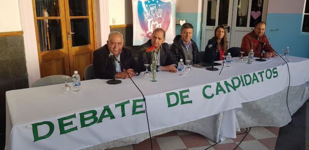 El debate de candidatos que se llevó a cabo este jueves (Foto: Twitter/LinaresCR2019).