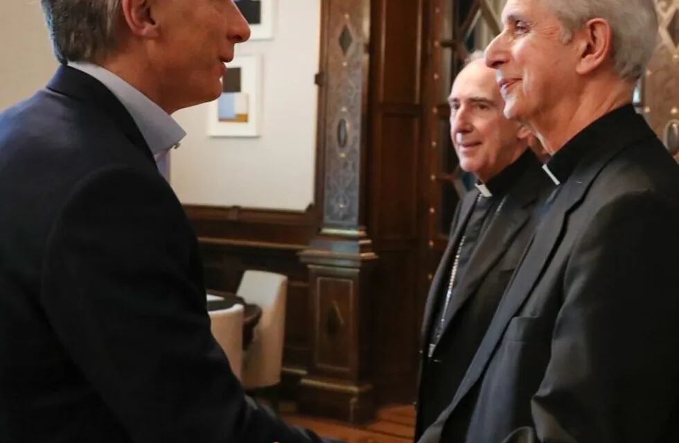 Encuentro de Macri con la Conferencia Episcopal Argentina. (foto: Federico López Claro)