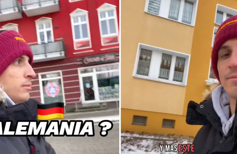 Un joven argentino mostró cómo son los barrios típicos en Alemania.
