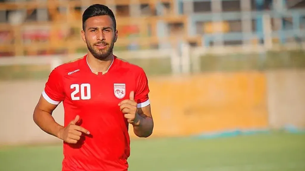 Amir Nasr-Azadani, el futbolista iraní condenado a la horca.