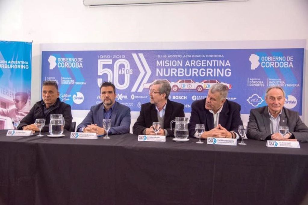 Alta Gracia: presentación oficial del homenaje a 50 años de la Misión Argentina Nürburgring.