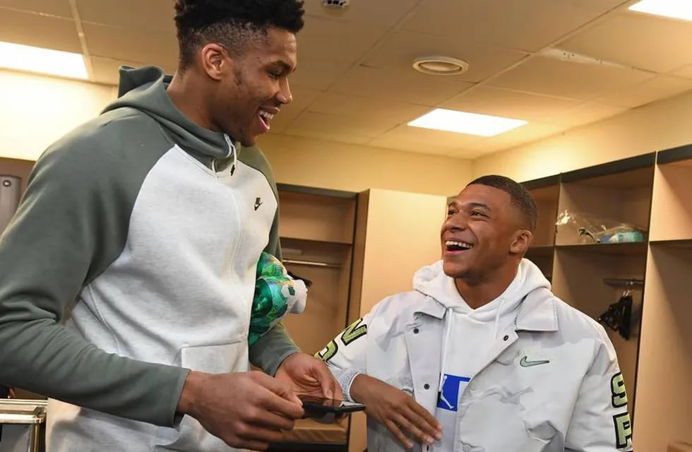 Mbappe y Giannis Antetokoumpo