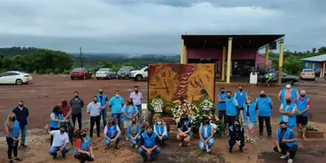 Se inauguró un mural en homenaje a Marilú Leverberg