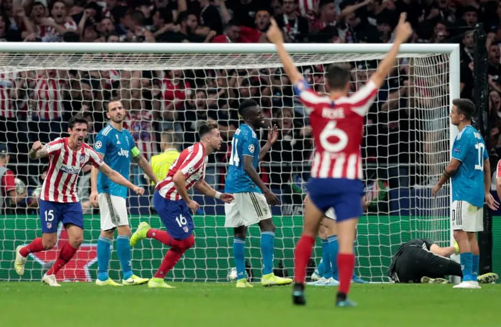 Atlético Madrid se recuperó y empató 2-2 ante Juventus por la Champions League. (AP)