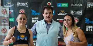 Boxeo femenino del mejor en Carlos Paz: pelean Luján y Merino, con dos títulos en juego.