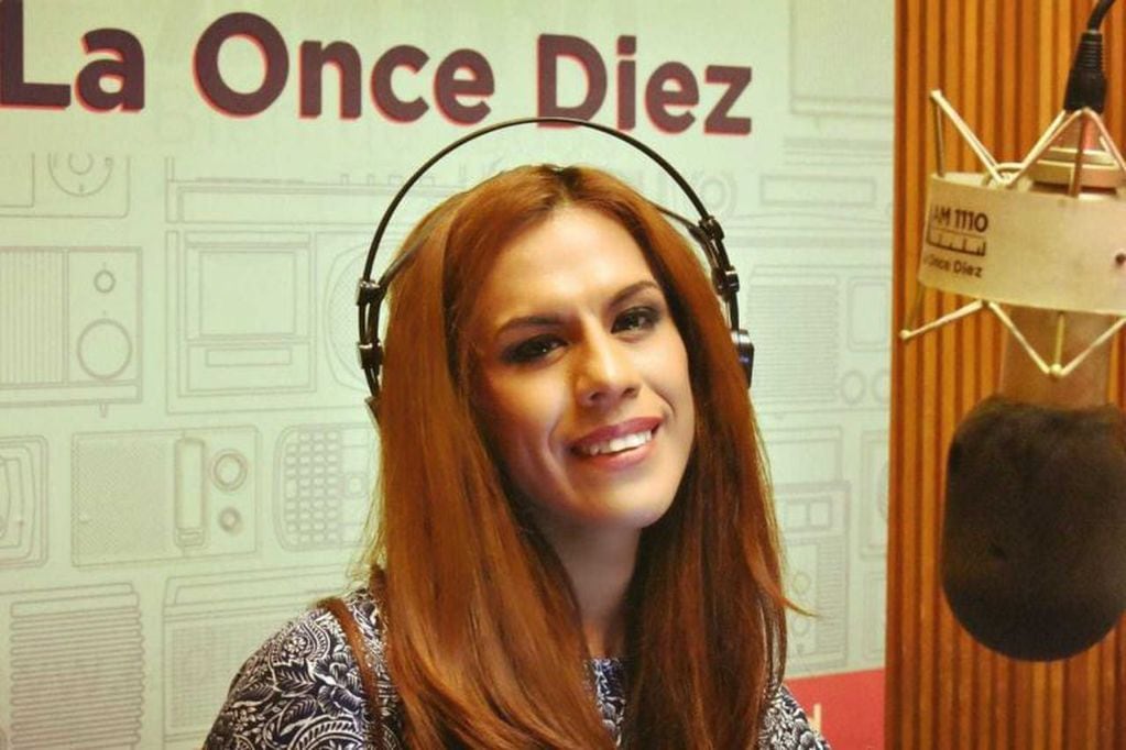 Diana Zurco, la primera locutora trans del país. (Redes sociales)