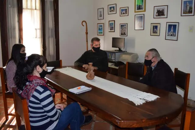 El obispo Luis Fernández recibió a Darío Cocco