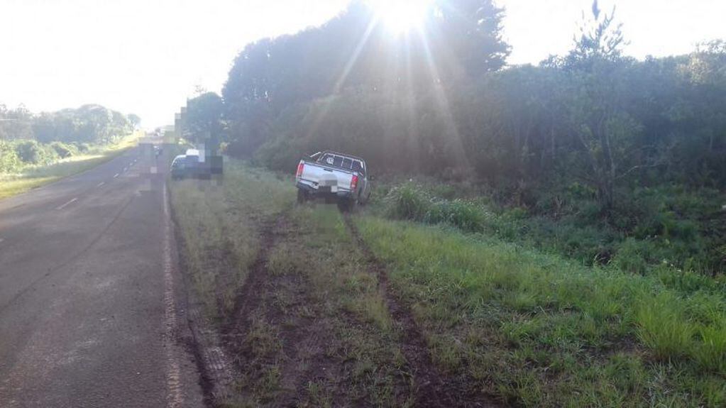 Una Toyota Hilux y una bicicleta protagonizaron un accidente esta mañana a la altura de Campo Viera.