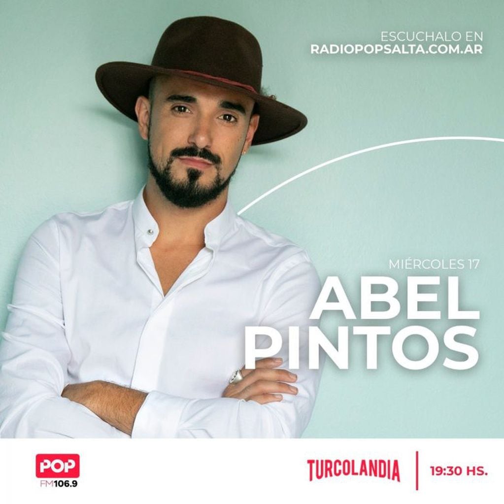 Abel Pintos en Radio Pop Salta (Facebook Abel Pintos Oficial)