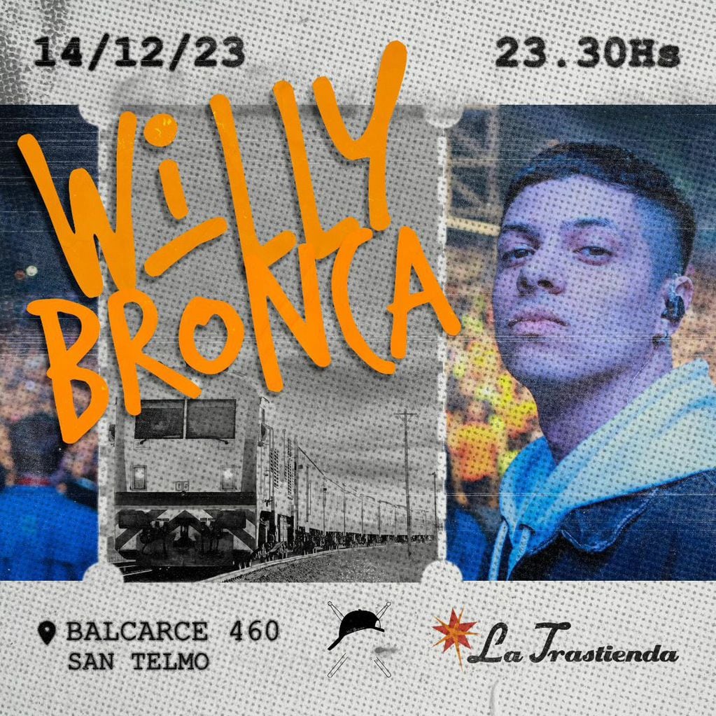 Willy Bronca anunció su último show del año en La Trastienda: cuándo será y precios de entradas