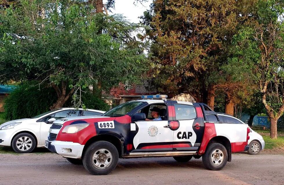 Policía de Córdoba en Villa Parque Síquiman.