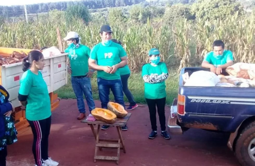 Puerto Piray: donaron más de 5 mil kilos de verduras libres de agrotóxicos