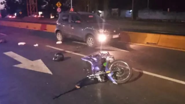 Un motociclista herido tras accidente vial en Posadas