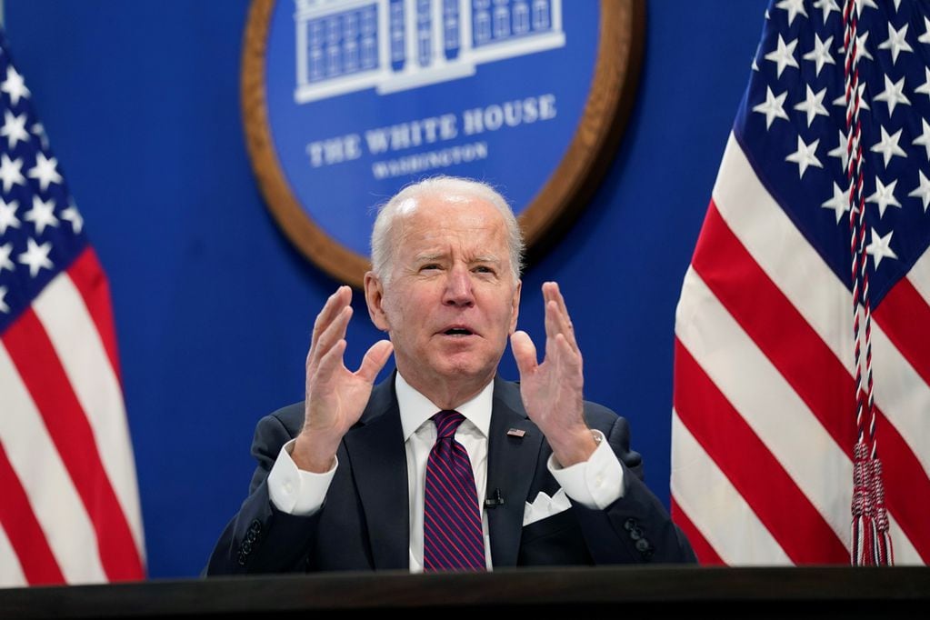 El exabrupto de Joe Biden se dio tras finalizada la reunión con los periodistas y a partir de una pregunta sobre la inflación que no le gustó.