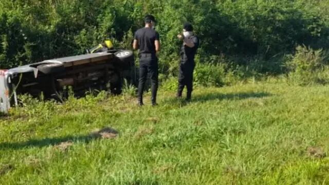 El intendente de Montecarlo resultó ileso de un accidente de tránsito en la Ruta 12