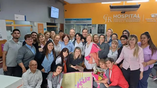 Dra Mónica Rodríguez jubilación y 50 años de pediatra Arroyito