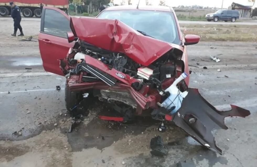 Accidente en Ruta 7 a la altura de Rodeo del Medio Mendoza