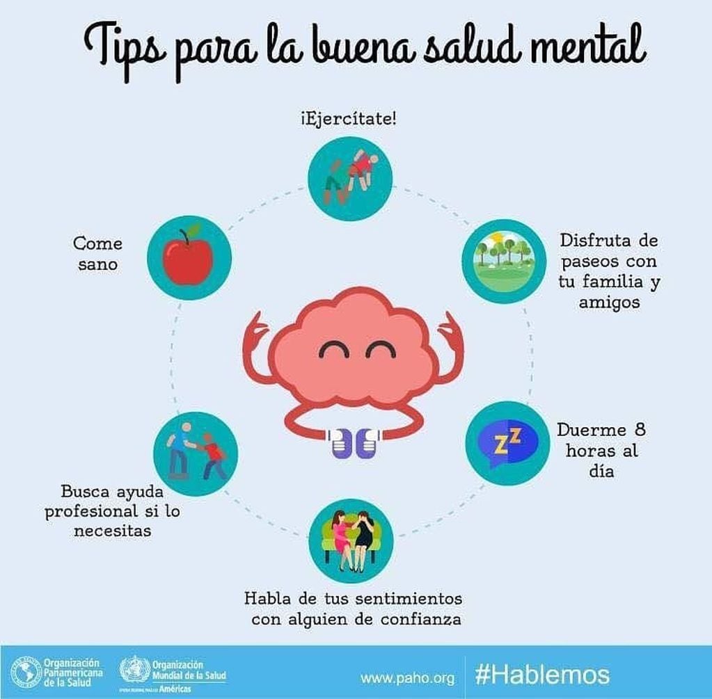 Día Mundial de la Salud Mental: la Organización Panamericana de la Salud publicó recomendaciones para cuidar la salud mental (Foto: Instagram/ paho)