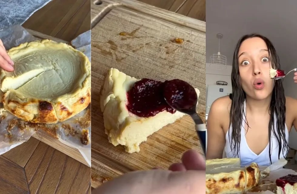 Cómo hacer el cheesecake viral de roquefort