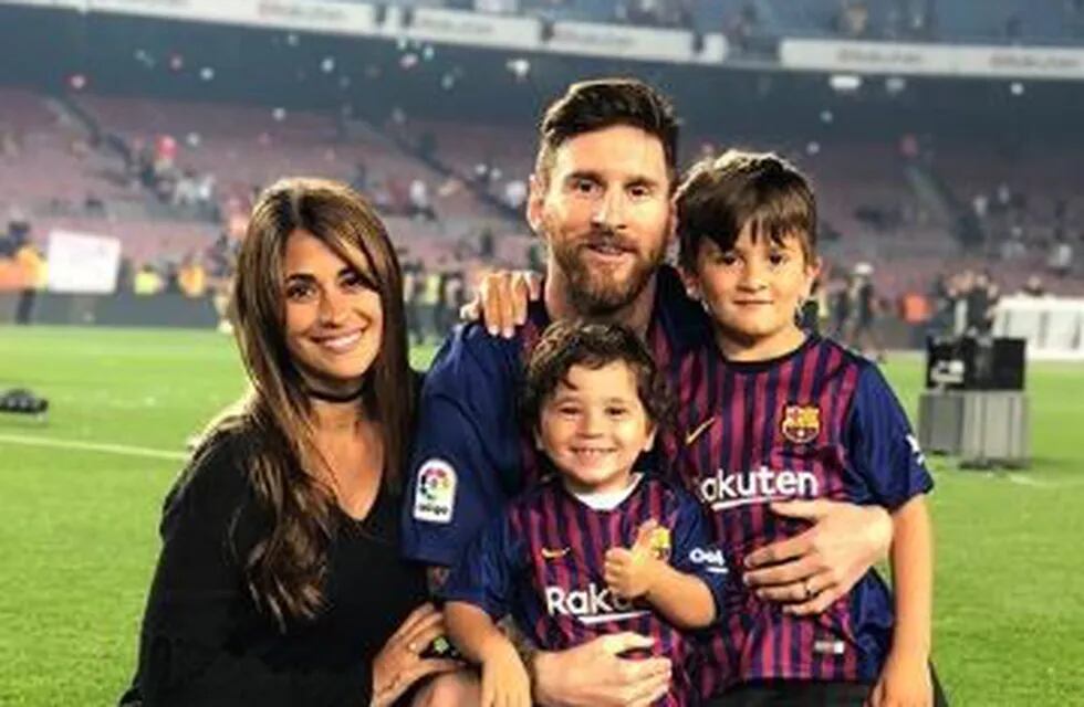 Messi y su familia