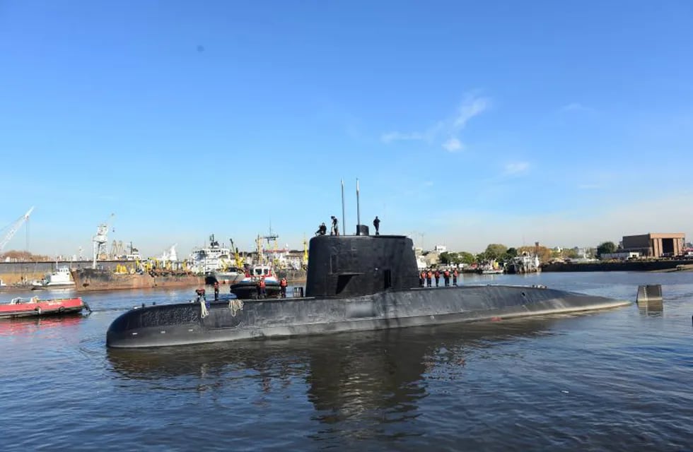 Fotografía facilitada en noviembre de 2017 por la Armada Argentina del submarino ARA San Juan (EFE).