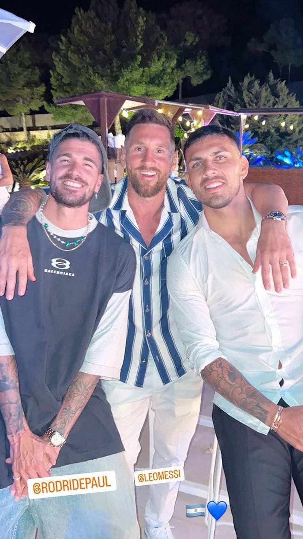 Lionel Messi festejó sus 35 años rodeado de amigos