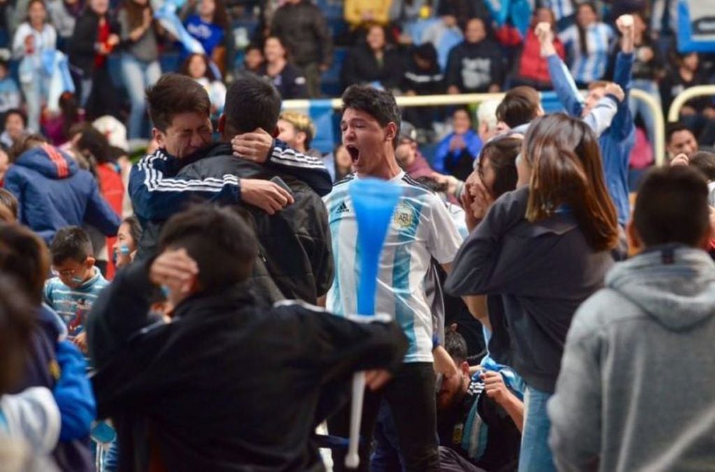 Así se vivió el partido de la Selección Argentina en San Rafael
