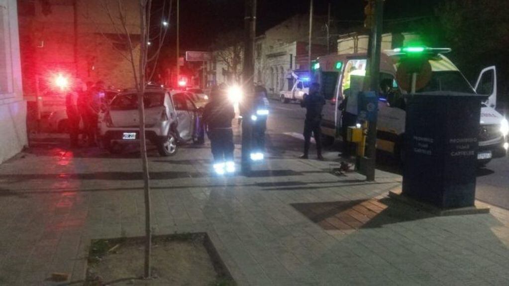 Fuerte accidente en Chiclana y 25 de Mayo