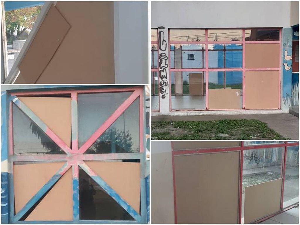 La Escuela Secundaria N° 8 de Viedma exige que arreglen sus ventanas.