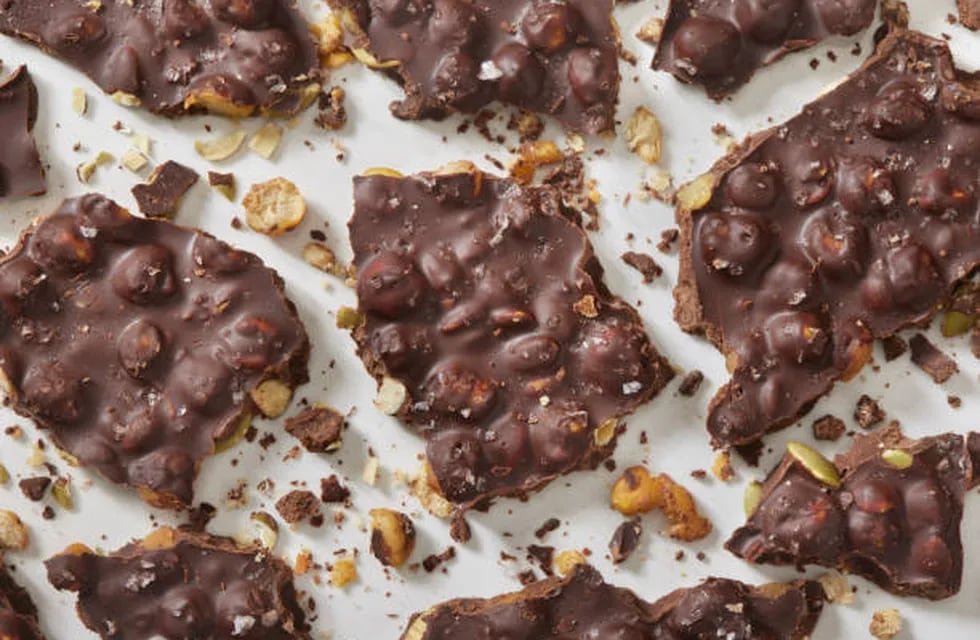 Receta en una AirFlyer: snack de garbanzos y chocolate super facil y saludable