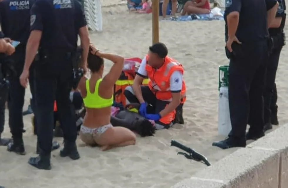 Macarena fue la protagonista en el rescate del niño en Palma de Mallorca. (Policía de Mallorca)