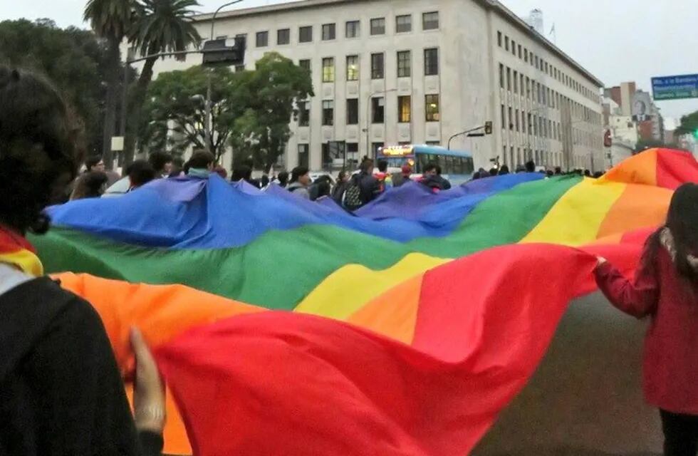 La Marcha del Orgullo le puso color a una tarde gris en Rosario