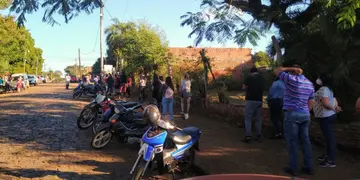 Largas filas para hisoparse en el Caps de Villa Alta de Iguazú