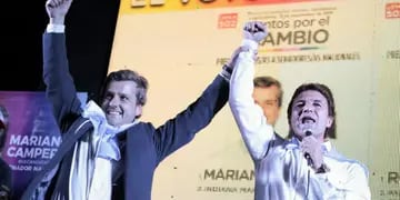 Campero y Sánchez cerraron la campaña electoral.