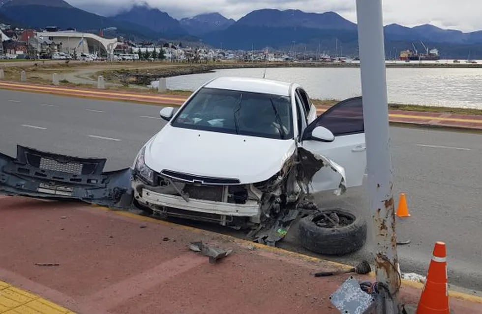 accidente de transito en Ushuaia