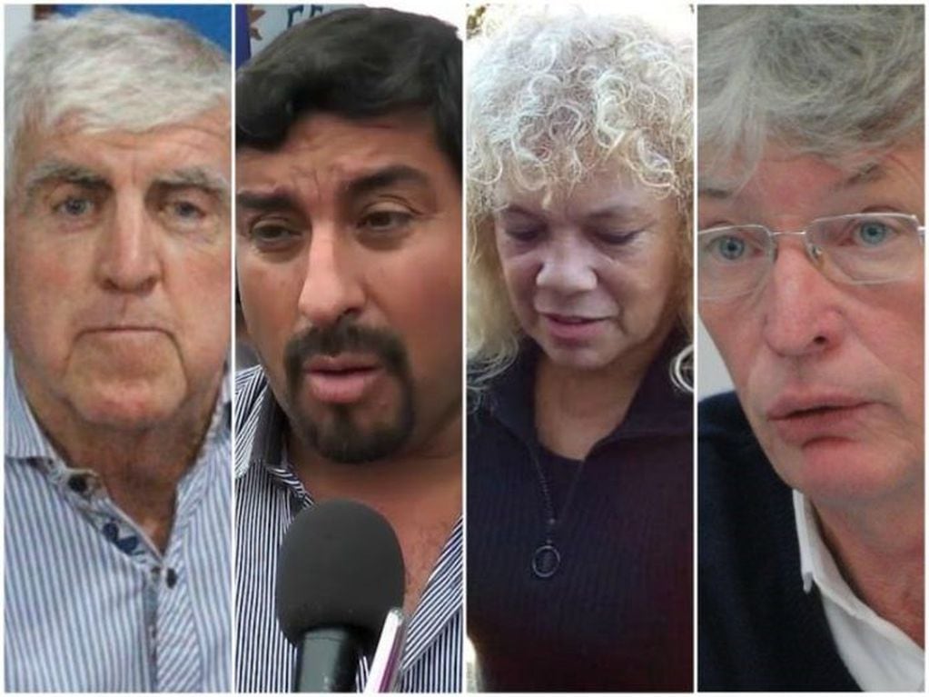 Carlos Andión, Walter Correa, Alicia Leiva y Hugo Sager (de izquierda a derecha) declaran esta semana ante el juez Claudio Bonadío por la causa Girsu.