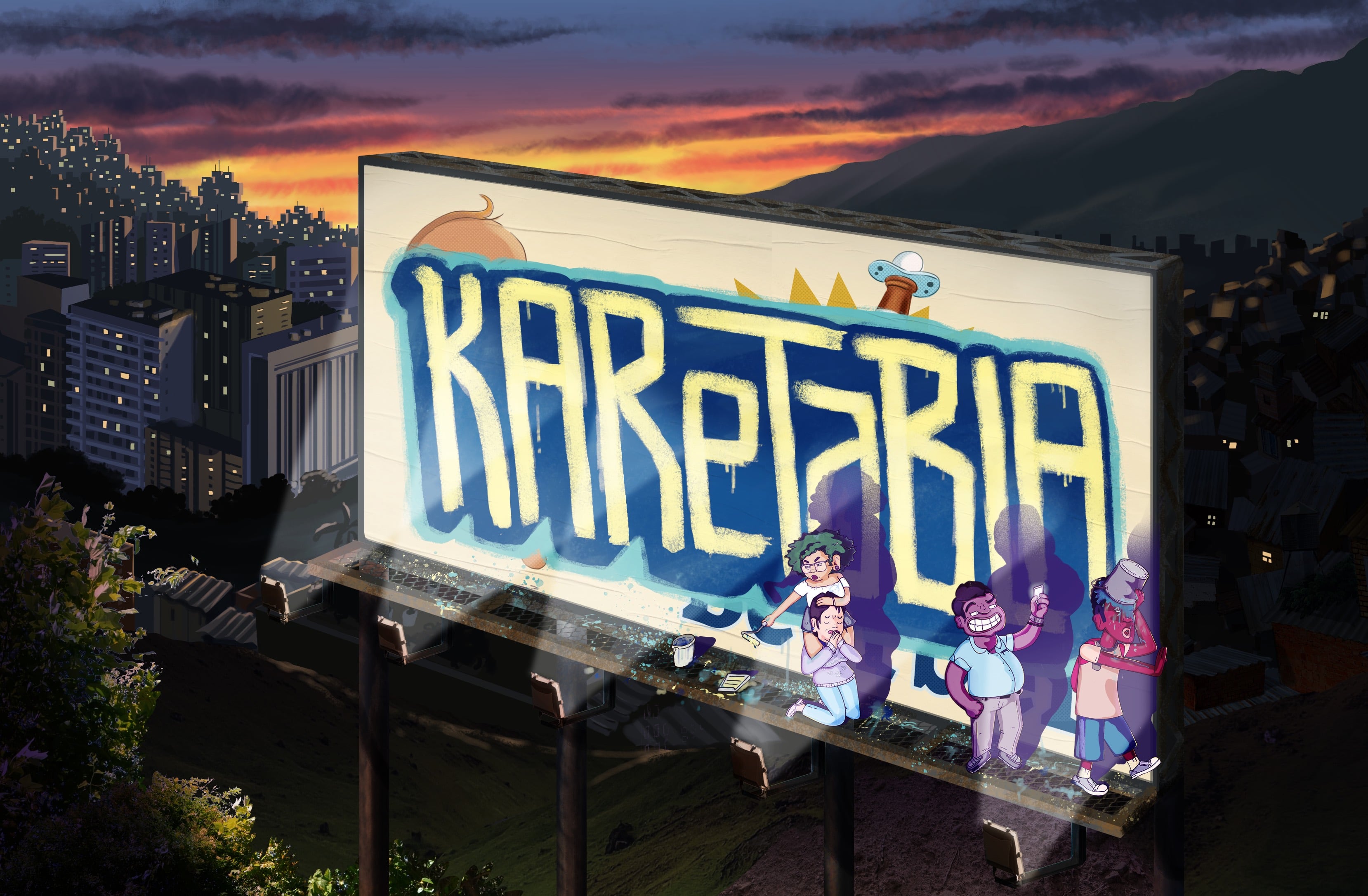 "Karetabla", la serie animada para adultos con base en Latinoamérica.