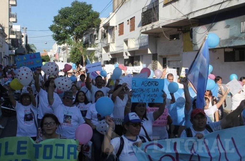 Marcha pro-vida en Corrientes