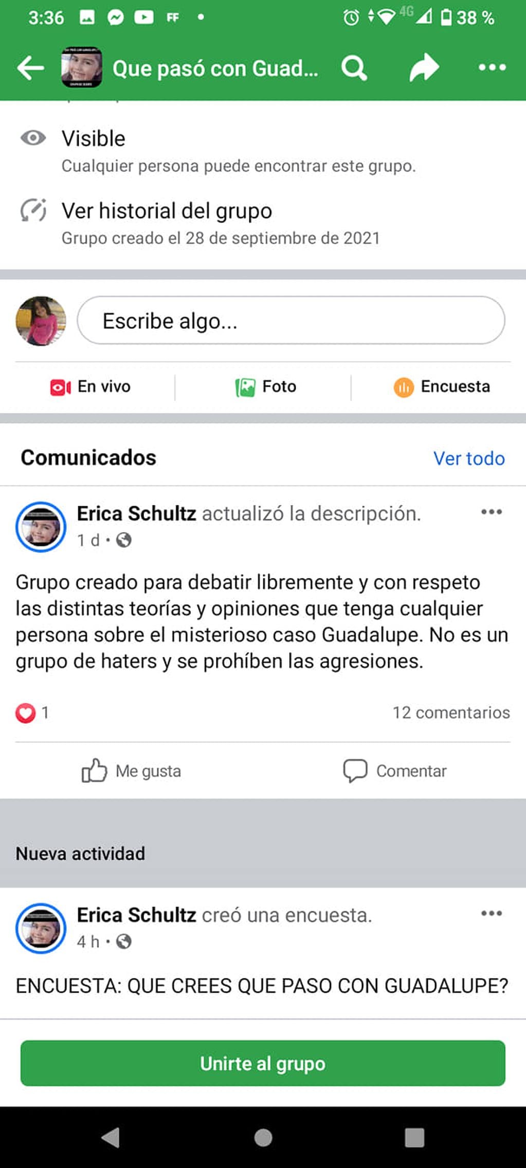 Guadalupe Lucero - Encuestas