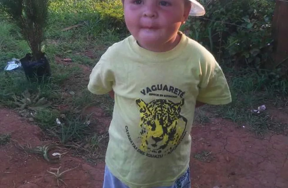 Sebastián, el nene de 5 años, herido a machetazos en Iguazú. (El Independiente)