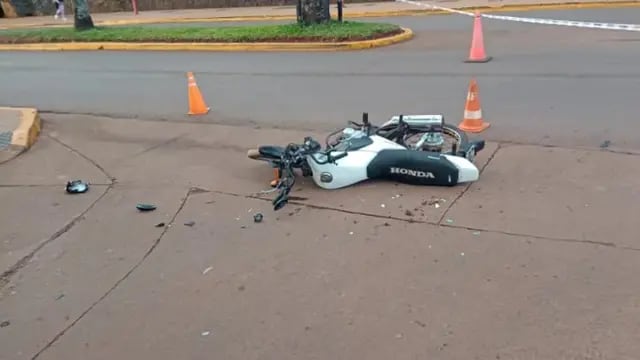 Motociclista herido de gravedad tras siniestro vial en Puerto Iguazú