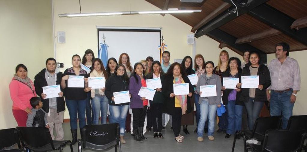 Certificados de los anteriores cursos de Formación Laboral en Ushuaia