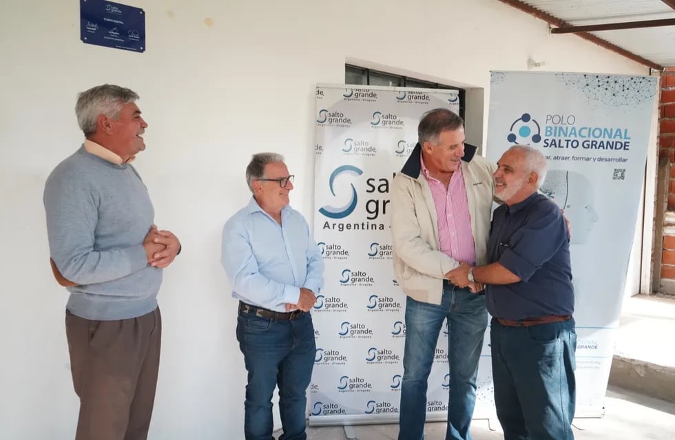 Salto Grande inauguró un nuevo punto digital en San Jaime de la Frontera