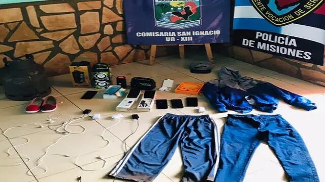 Recuperan elementos robados tras un allanamiento en San Ignacio