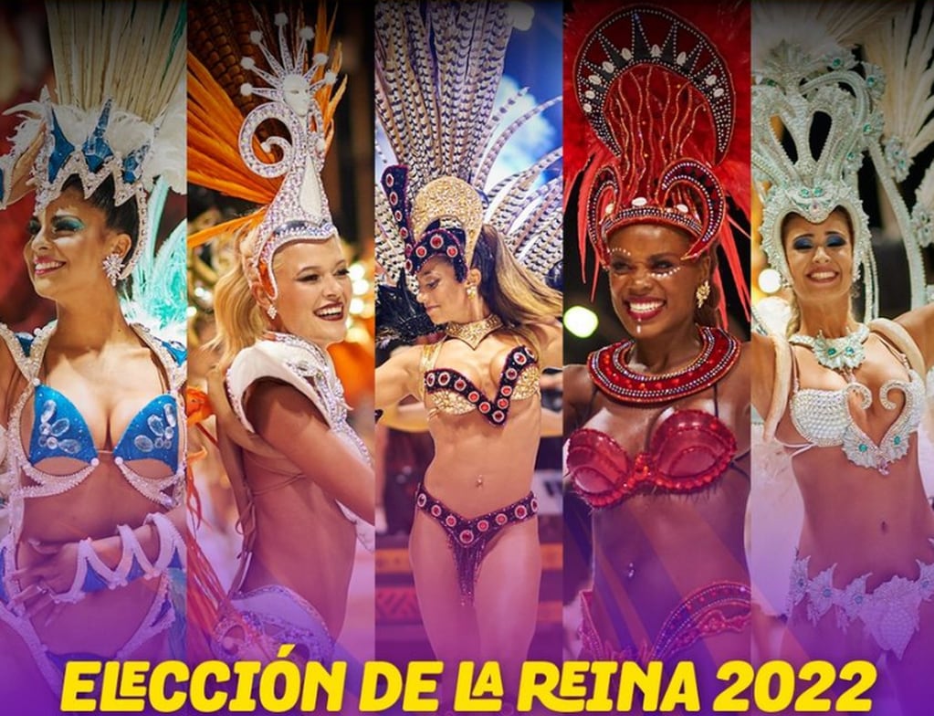 Reinas del carnaval del País 2022. Este viernes 25 de febrero se conocerá la Reina.