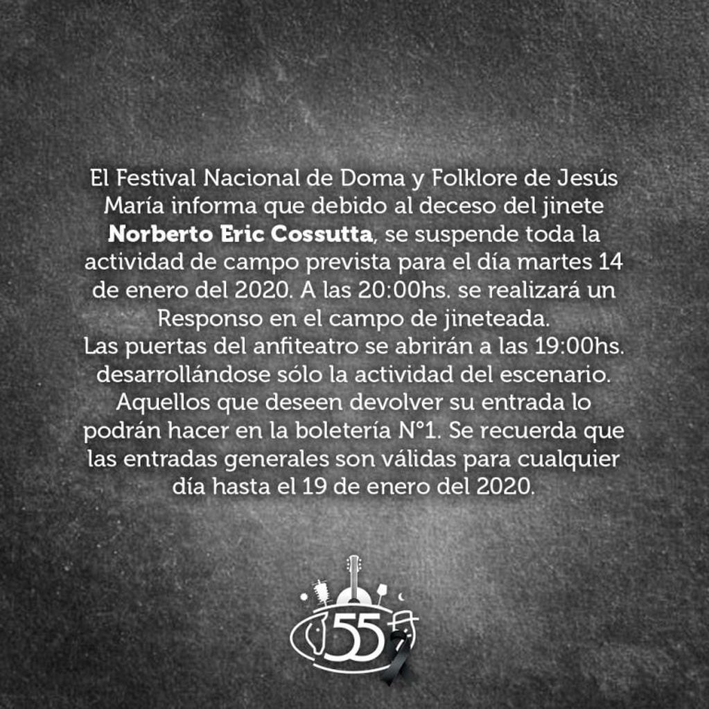 Comisión Directiva del Festival de Jesús María.