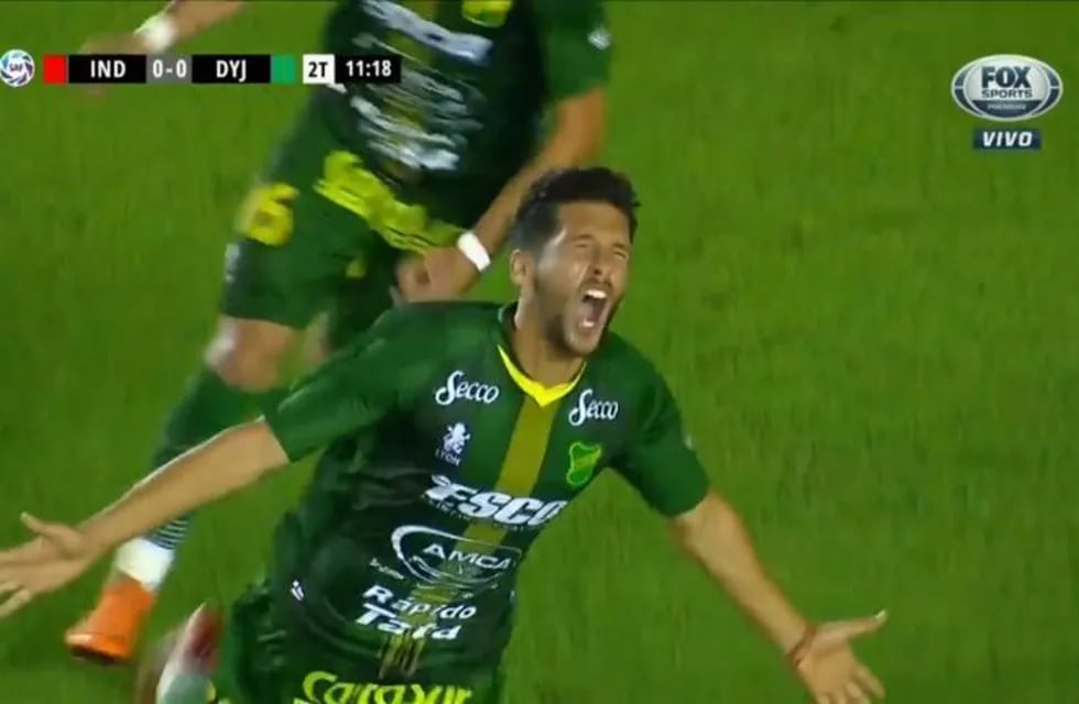 Bareiro festeja su gol en el Libertadores de América. (Foto: Captura de pantalla)