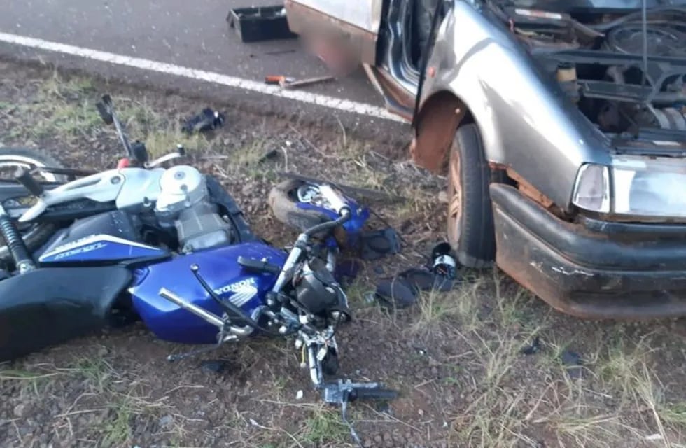 Un motociclista falleció en un accidente vial en Andrade
