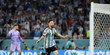 Messi marcó el primer tanto para Argentina ante Australia