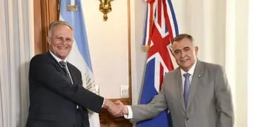 Jaldo se reunió con el embajador de Australia.